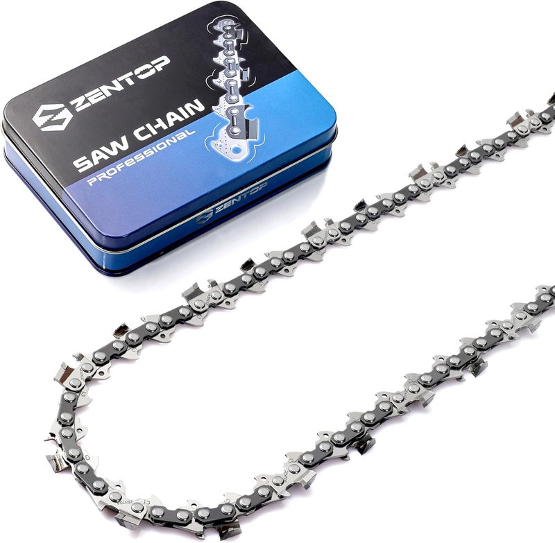 Zentop Carbide Chainsaw Chain 24 Inch, 050" Gauge, 3/8" Pitch, 84 Drive Links, Fits Husqvarna H80-84, 460 Rancher and More, 1 Pack - Image 1